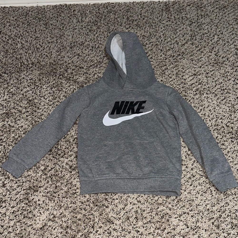 Nike Kids Charcoal Gray Hoodie